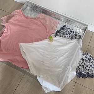 Top Short Sleeve Shirts Set NWT